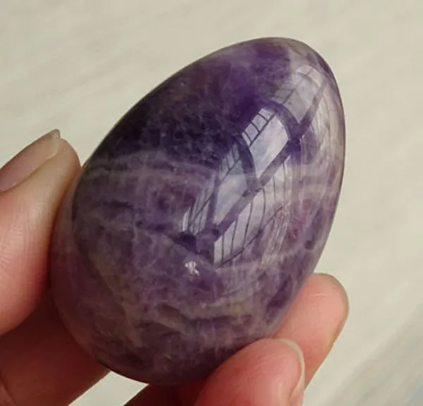 Натуральный Аметист с камнем яйцо ручной работы мечта хрустальное голубь | Камни