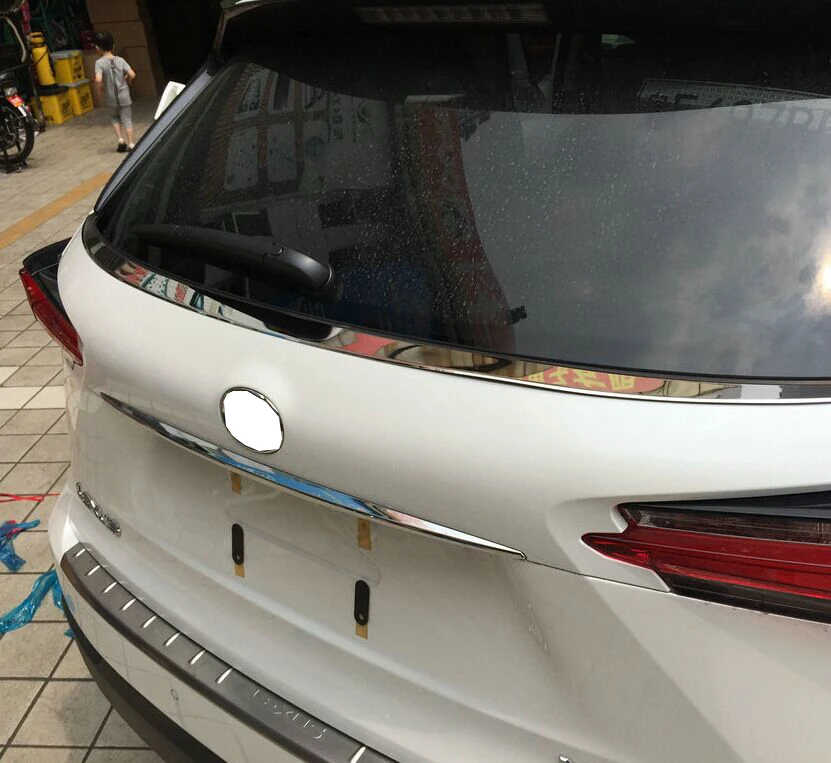 

For Lexus NX200T NX300H 2015 2016 2017 ABS Chrome Rear Window Around Cover Trim