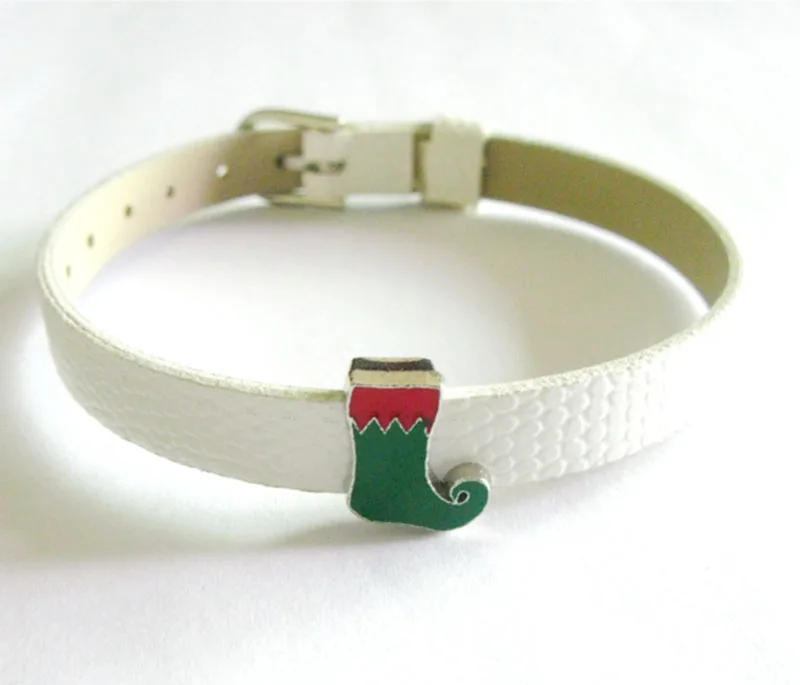 20PCS Latest 8mm Christmas Slide Charms Boot Fit For Pet Collars Wristband Belts Keychain DIY Accessories | Украшения и