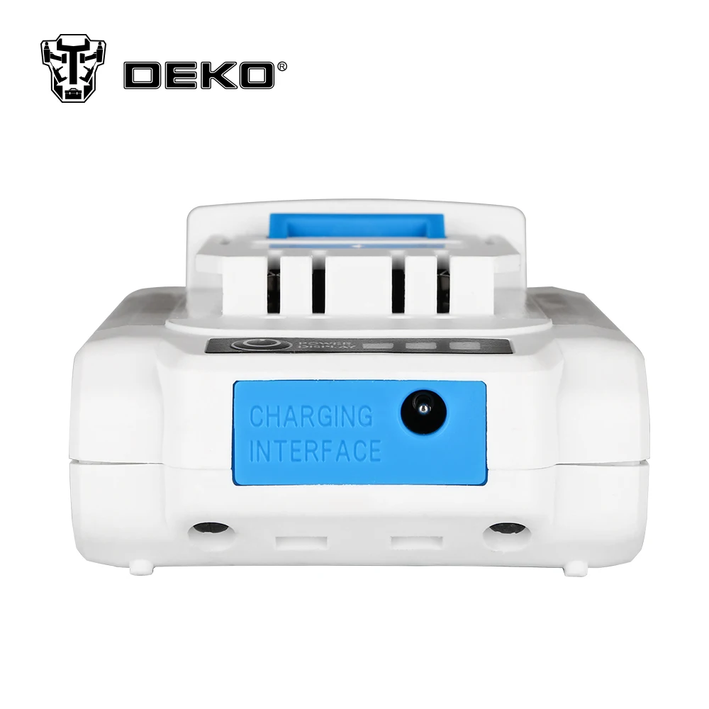 DEKOPRO 18V беспроводная ударная дрель DC новый дизайн мобильный источник питания