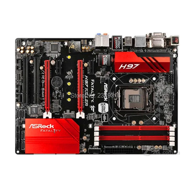 Б/у оригинальный слот LGA1150 H97 материнская плата для ASRock Fatal1ty производительность