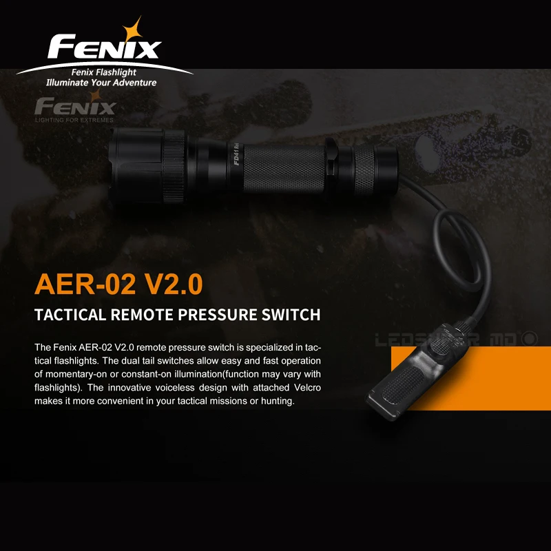 Новое поступление Fenix AER-02 V2.0 дистанционный переключатель давления для тактических фонарей