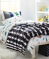 Shark Knitted Blanket Cotton Throw Blanket Geometric Thread Blanket Sofa Bed Car Plane Double Side Available Soft Adult Kids Rug