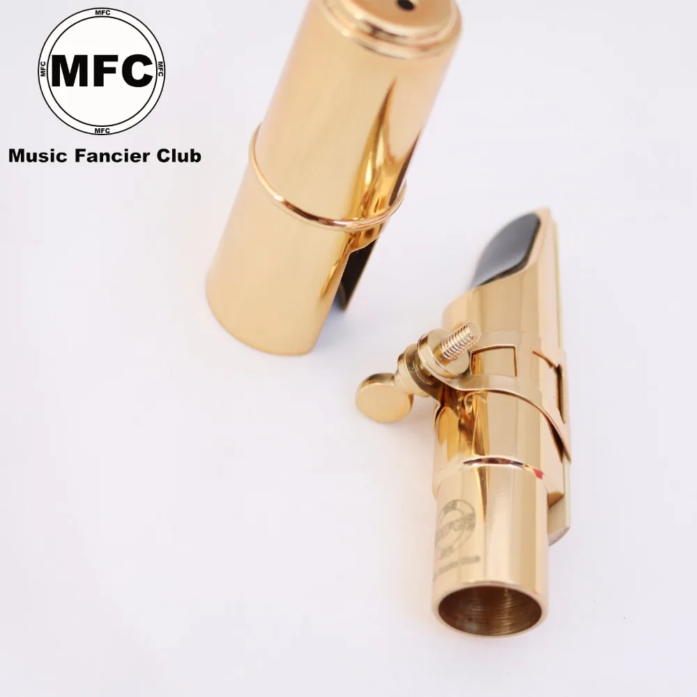 MFC тенор сопрано альт саксофон металлический мундштук электрофорез золотые части и аксессуары