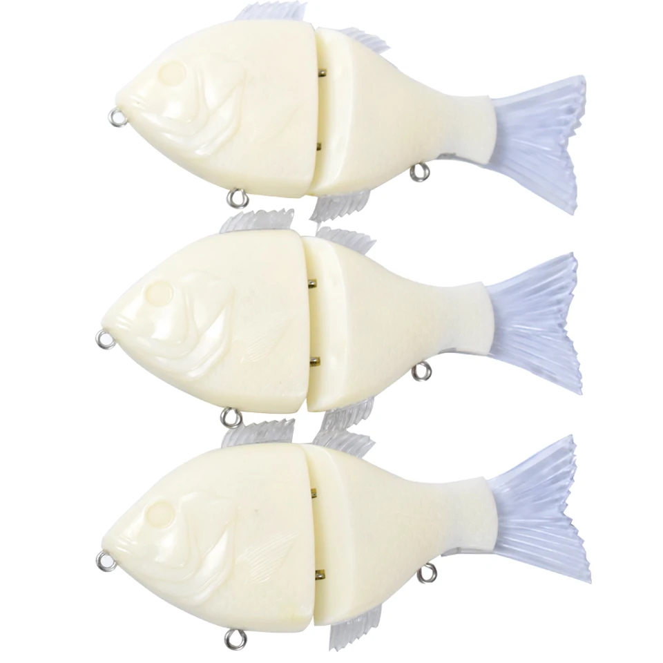 5,3 дюймов 56 г пустая супер Bluegill Swimbait идеальная скользящая приманка для рыбалки плавающая приманка для ловли щуки и окуня
