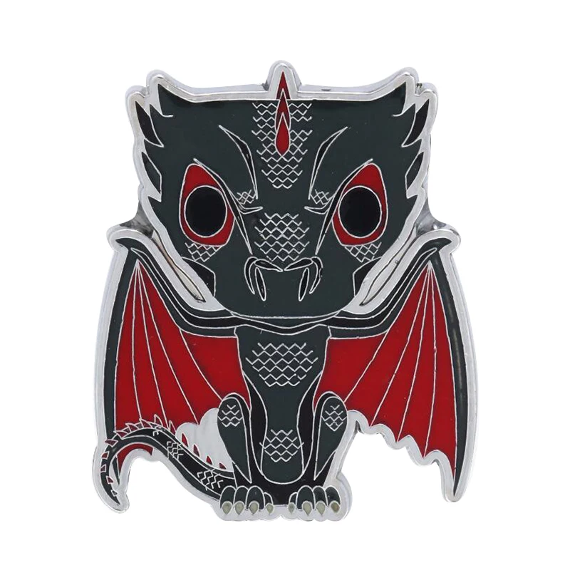 Игра престолов дракон Эмаль Булавка Funko pop epic fantasy ТВ вентиляторы подарок