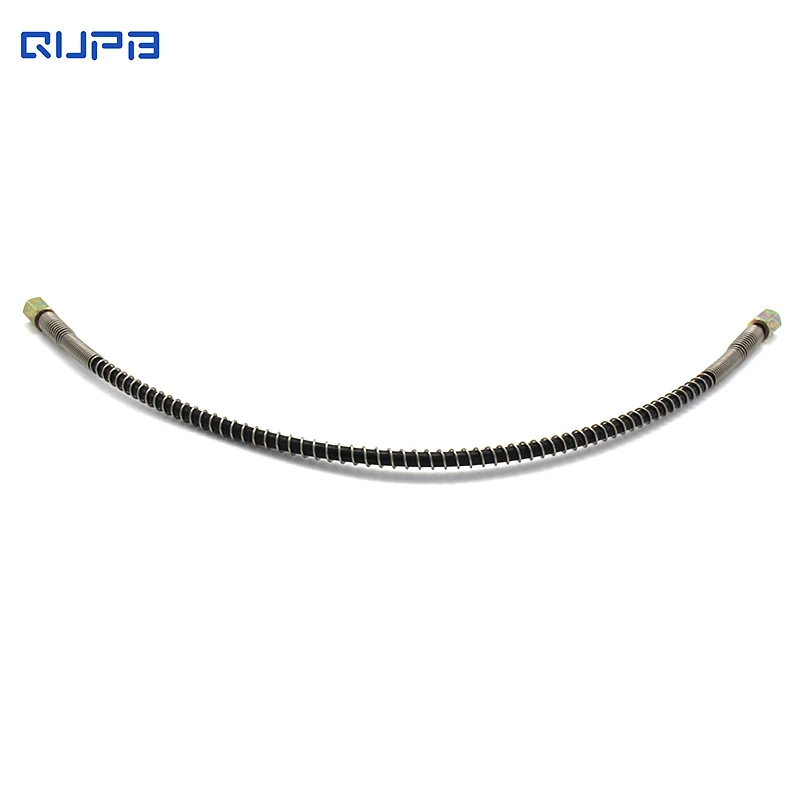 

QUPB Paintball Airsoft Hose Line with Spring Wrapped 46cm Long G1/8 Female*G1/8 Female Thread HSP001