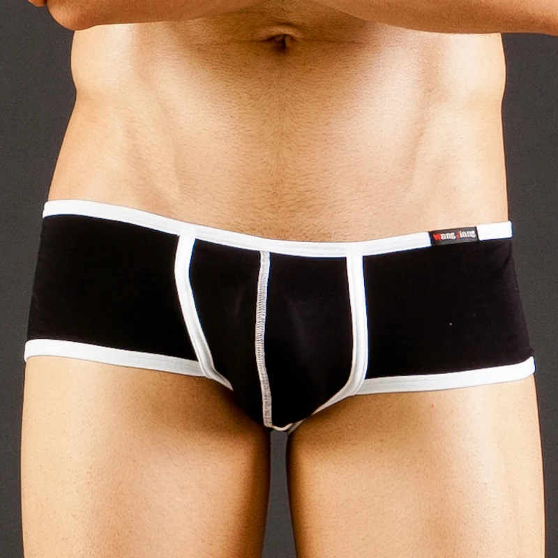 Сексуальное нижнее белье мужские боксеры брендовая одежда WJ шорты дышащее