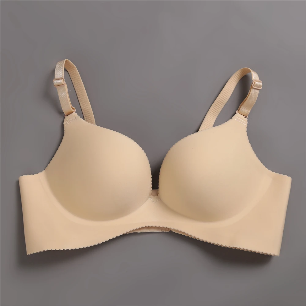 Женский бюстгальтер пуш ап с глубоким V образным вырезом|plunge bra|seamless brabras for women |