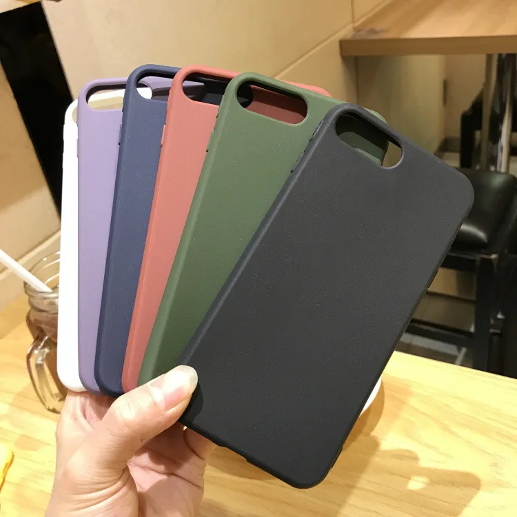 Оптом Macarons ТПУ карамельного цвета мягкий 11 Pro Max чехол матовый простой для