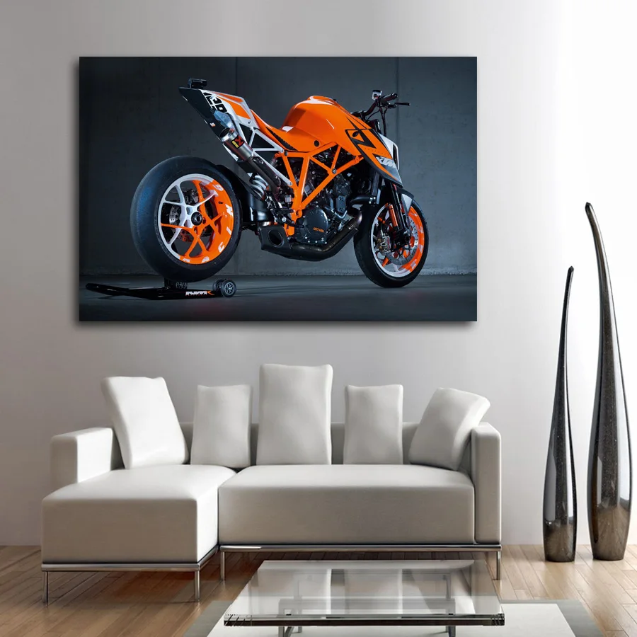 Superduke 1290 superbike мотоцикл гоночный автомобиль настенные художественные плакаты на