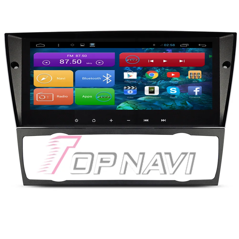 

TOPNAVI 8,8 "четырехъядерный Android 6,0 Автомобильный GPS навигатор для BMW E90 2005 2006 2007 2008 2009 2010 2011 2012 Авторадио, без DVD
