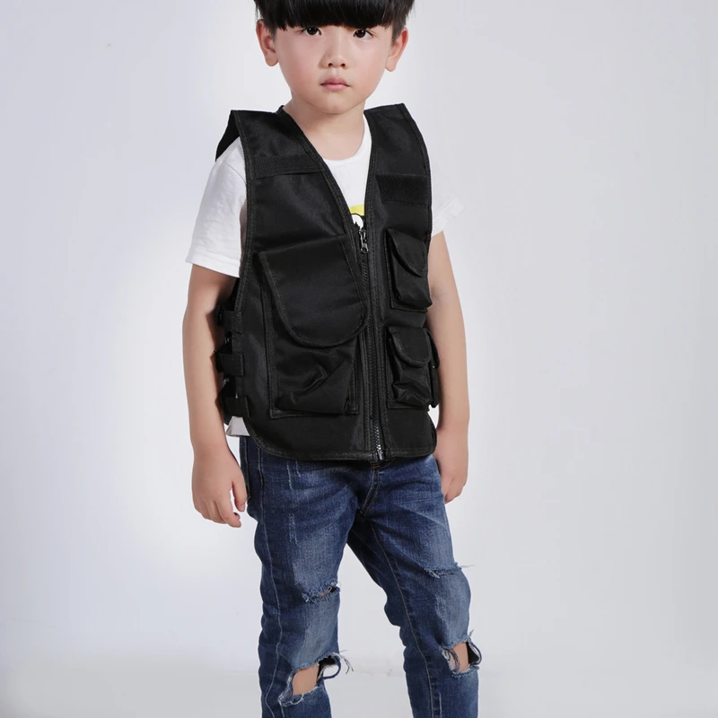 Детская износостойкая дышащая охотничья жилетка военный тактический жилет