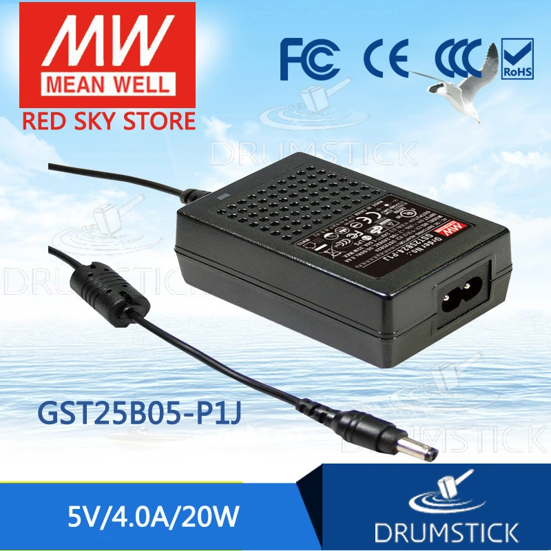 (Только 11 11) Средняя хорошая GST25B05 P1J (6 шт.) 5 в 4A meanwell GST25B 20 Вт AC DC Высокая надежность