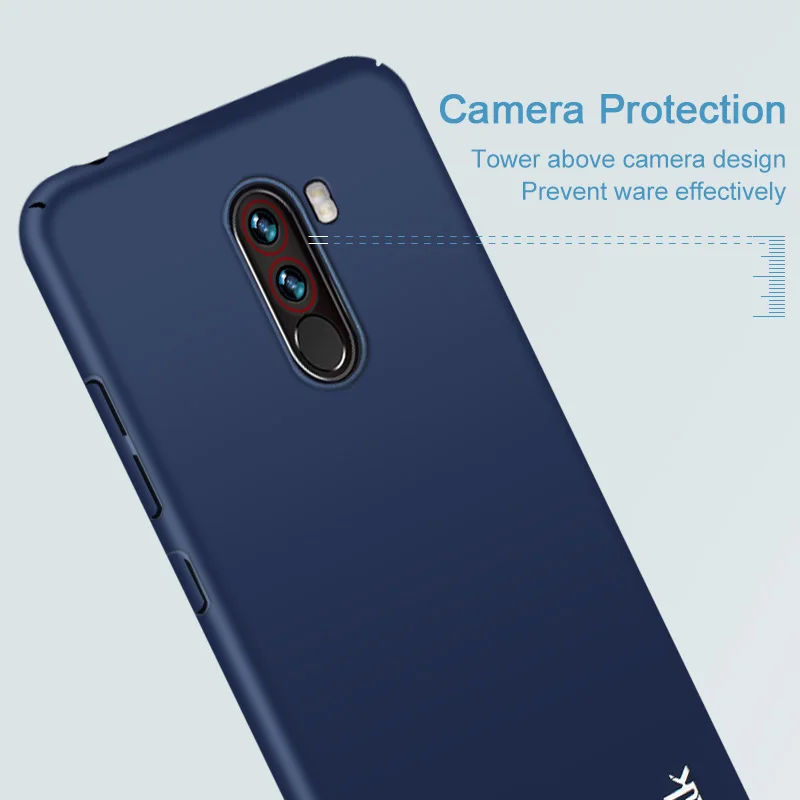 IMAK подставка футляр для Xiaomi PocoPhone F1 (6 18 &quot) роскошные глянцевая защитная пленка на