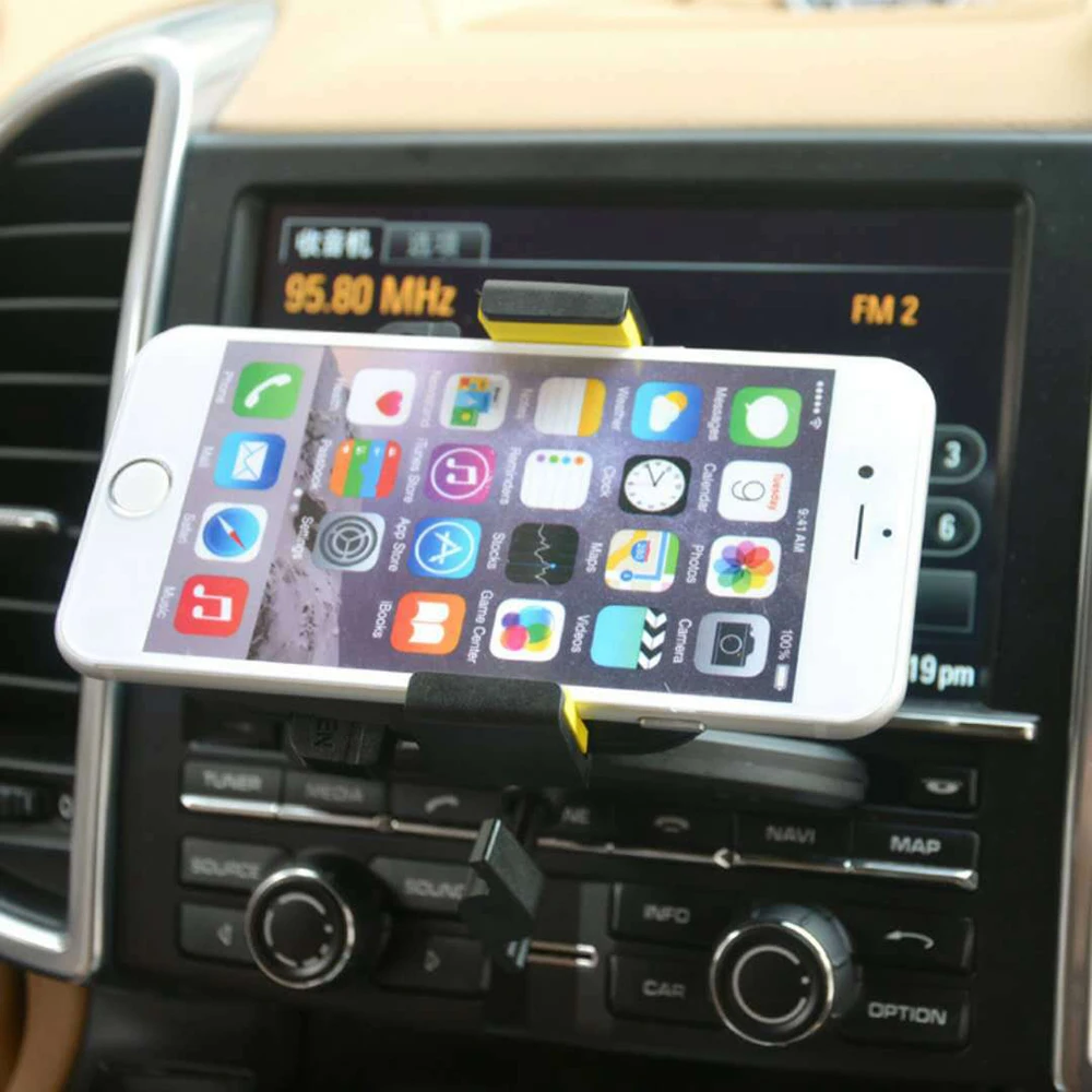 Автомобиль CD Порты и разъёмы Автоматическая блокировка автомобильный телефон навигация кронштейн Универсальный многофункциональный для ленивых для мобильного телефона аксессуары автомобильный держатель