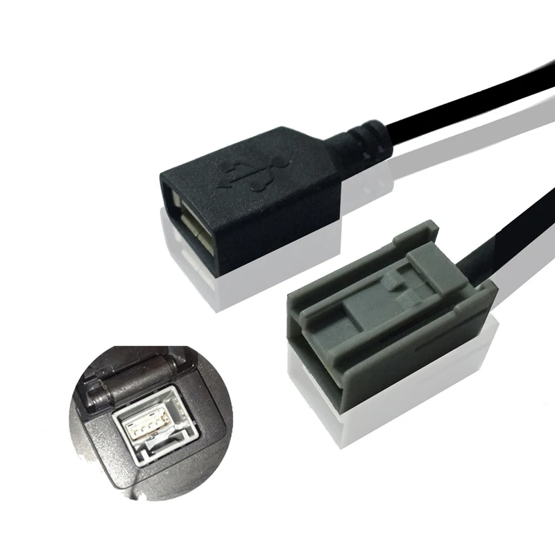 Зарядное устройство Biurlink для автомобильных CD-дисков гнездовой USB-Кабель-адаптер