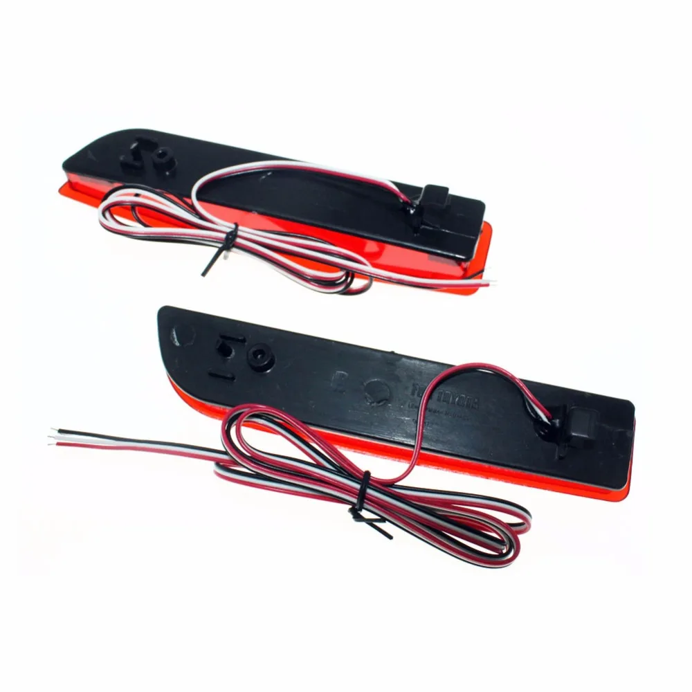 rear bumper reflector lights for Toyota RAV4/PREVIA/Alphard 2010 car styling led red Auto Tail light parking warning lamp | Автомобили и