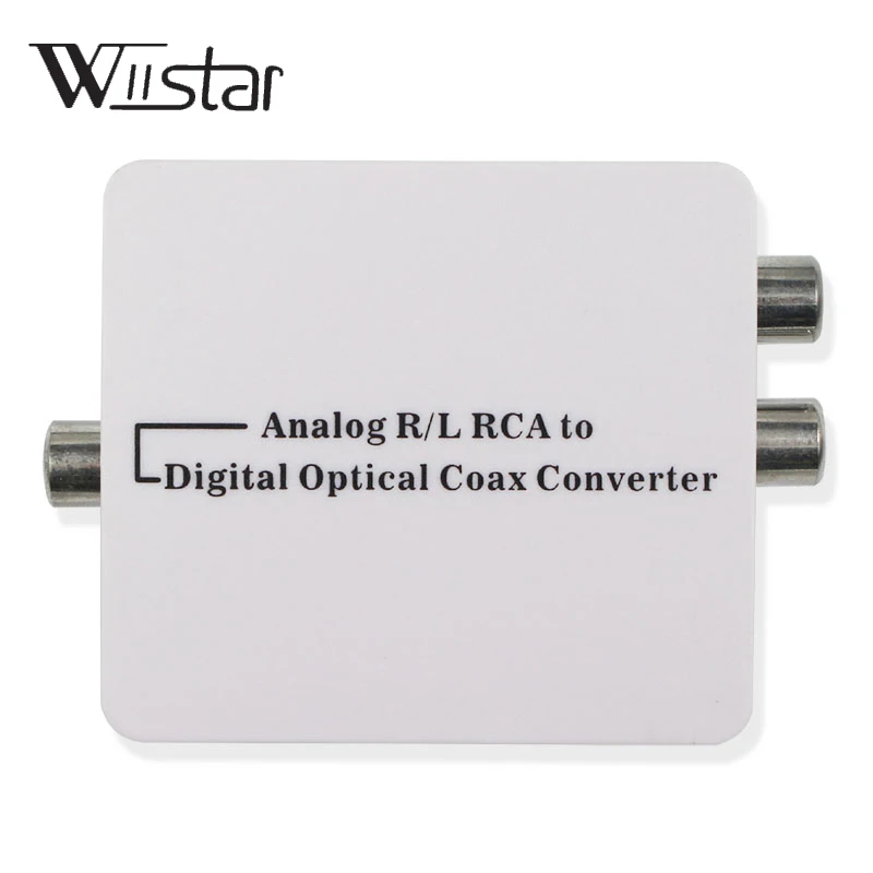 Аналого-цифровой DAC аудио декодер оптический коаксиальный RCA Toslink аудио звуковой адаптер SPDIF декодер для Apple tv для Xbox 360 DVD