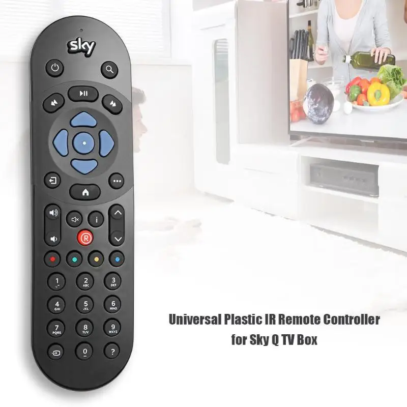 Universal Plastic IR Remote Controller for Sky Q TV Box Coontroller Black sky box /TV high quility Control home |