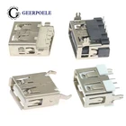 10 шт.лот USB 4-контактный разъем USB плоский штекер для зарядки разъем для подключения проводов