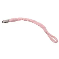 Pink Персонализированные соски-пустышки с безопасными ткаными сосками-пустышками для соски детские игрушки - Цвет: Pink