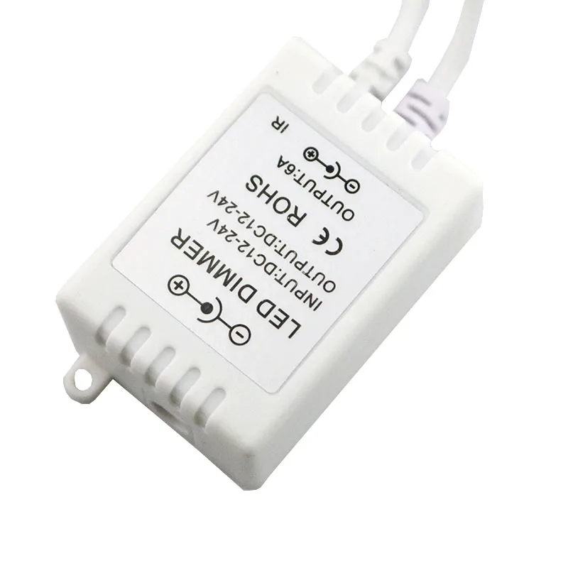 12keys Led Dimmer Controller IR Infrared remote Switch control for 12V 24V single color 5050 3528 2835 5630 led strip light tape | Освещение