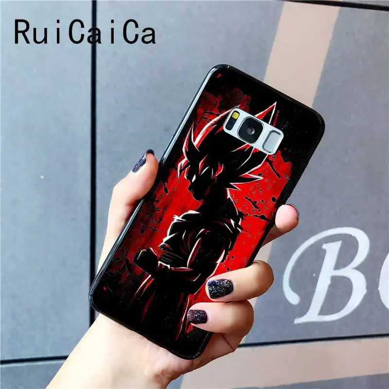 Модный черный чехол Ruicaica Dragon Ball Z Super DBZ Goku для Samsung Galaxy S7edge S6 edge plus S10 S8 S7 S9 Plus |