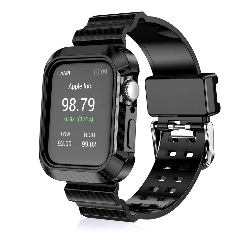 Спортивный ремешок для Apple Watch Band 44 мм водонепроницаемый чехол Iwatch Series 4 браслет