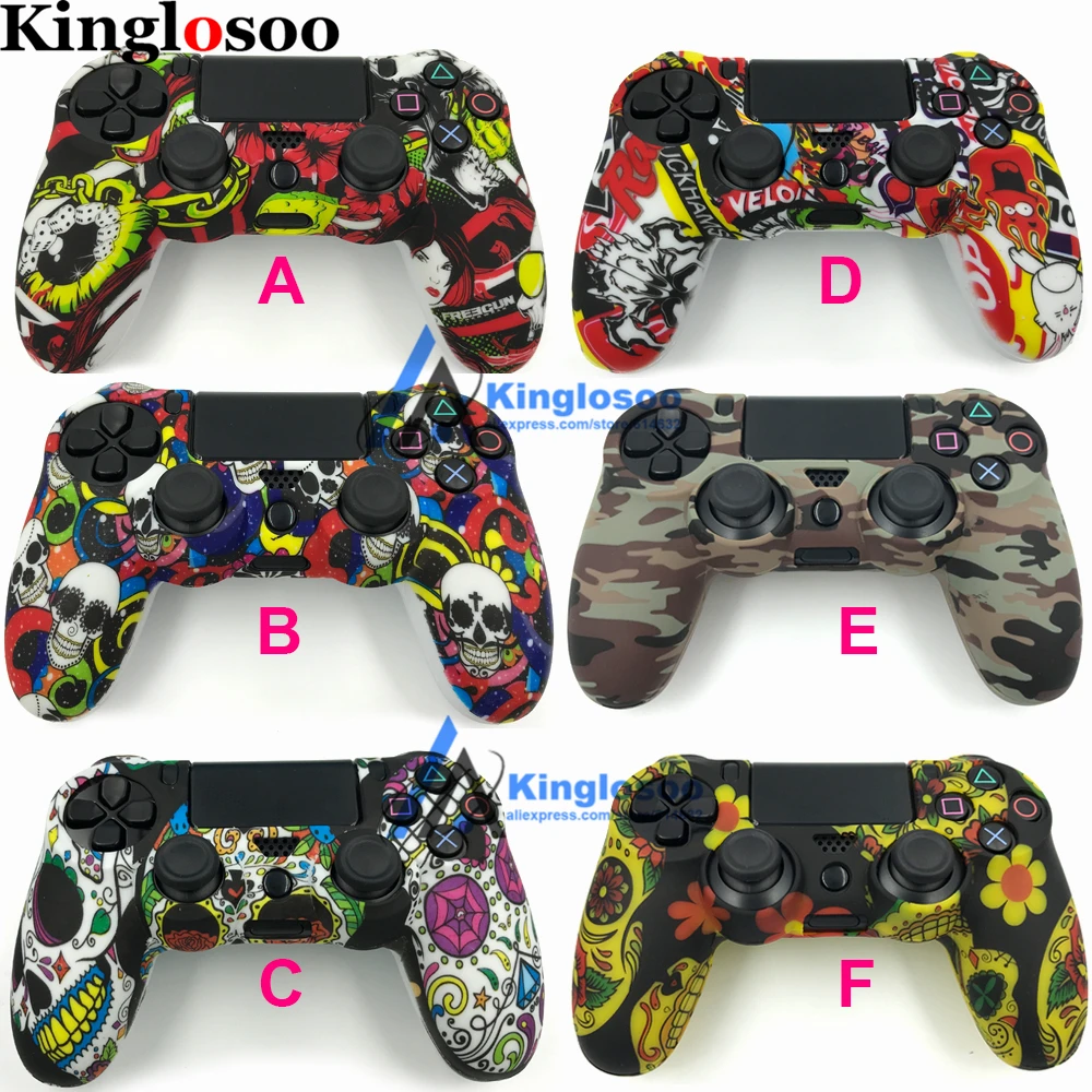 Защитный чехол для Playstation 4 силиконовый резиновый мягкий чехол-накладка