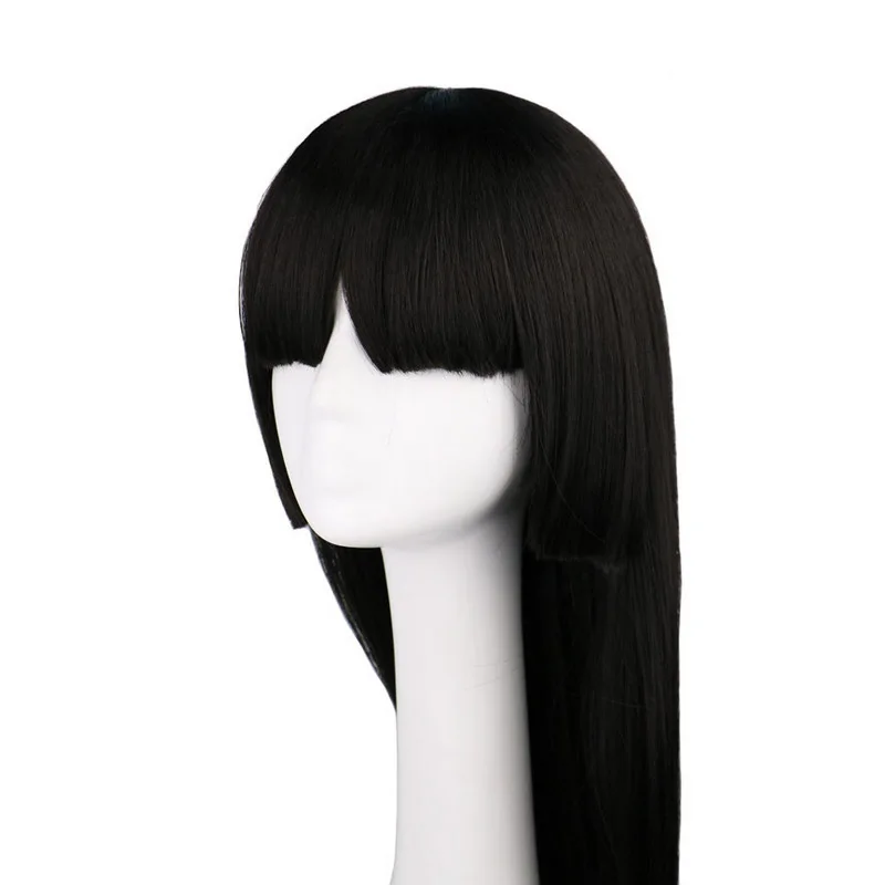

Coshome Anime Hell Girl Enma Ai Cosplay Costumes 100cm Long Wigs School Sailor Uniforms Halloween Party Women Black Dress