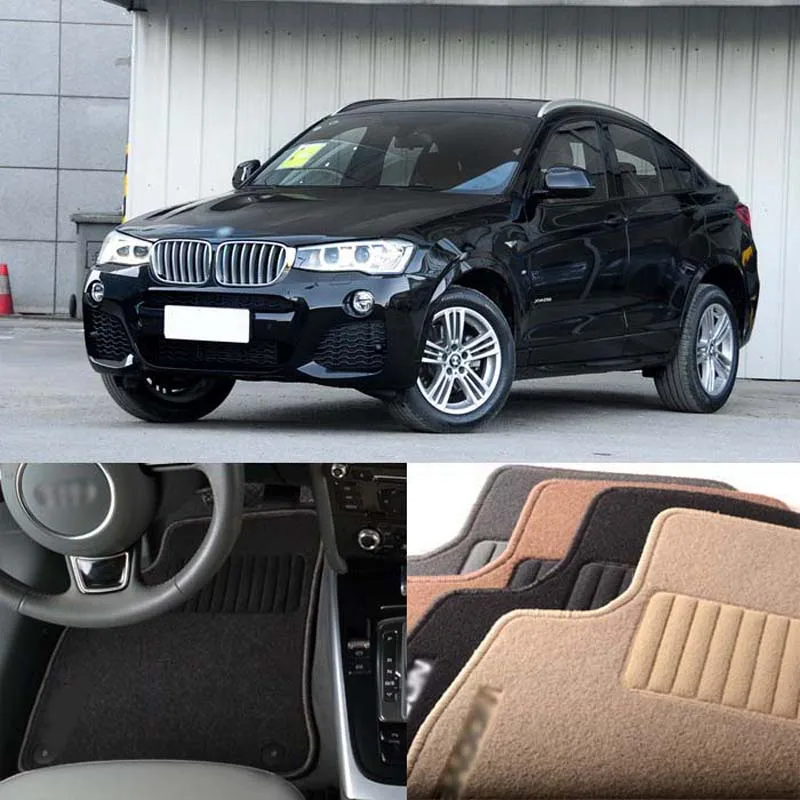 5 шт. Премиум Авто ткань нейлон Противоскользящие коврики ковер для BMW X4|carpet for