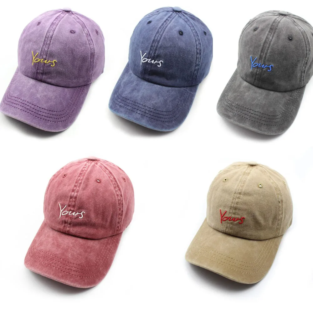 

Women Men Unisex Hip Hop Kpop Snapback Baseball Cap Washed Embroidery Dancing Sport Letter Casual Sun Dad Hat Caps Adjustable