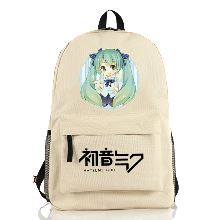 Аниме Vocaloid Hatsune Miku рюкзак для девочек сумки на плечо студенческие рюкзаки с