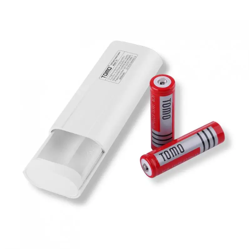 TOMO P2 USB литий-ионное интеллектуальное зарядное устройство DIY Мобильный Внешний Аккумулятор Чехол с поддержкой двух аккумуляторов 18650 и выходов для телефона