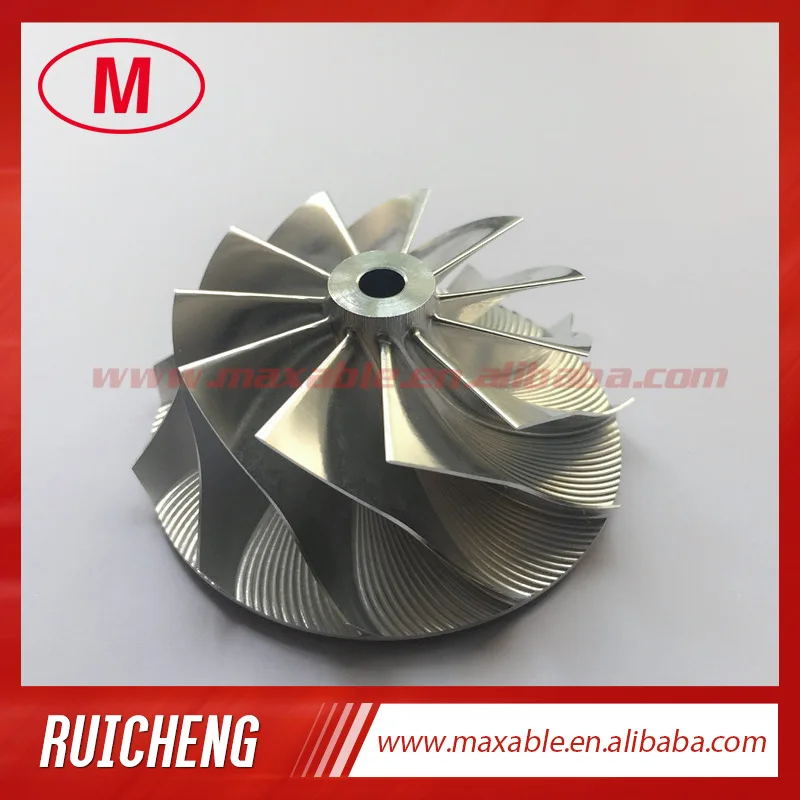TD04HL 19T 49189-X 46.02/58.00mm 11+0 blades turbocharger billet/milling/aluminum 2618 compressor wheel | Автомобили и мотоциклы
