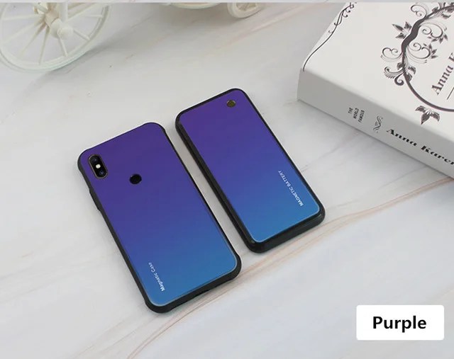 KQJYS внешнее магнитное зарядное устройство чехол s для Xiaomi mi X 3 Чехол зарядное устройство чехол power Bank чехол - Цвет: Purple
