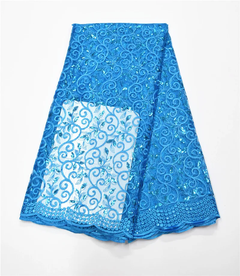 Синее Африканское Тюлевое кружево вечерние ское вечернее платье французское с