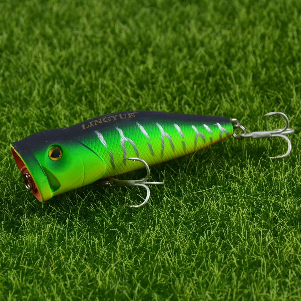 LINGYUE Розничная коробка Поппер приманка 7 см 10 г Topwater Isca искусственный Жесткий