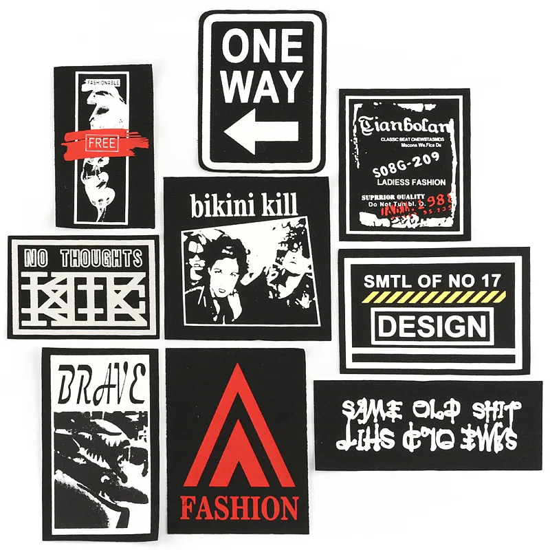 

Embroidered Patch DIY Sewing Garments Appliques Sew On Coat Jeans Bags Badge 10 pcs/lot