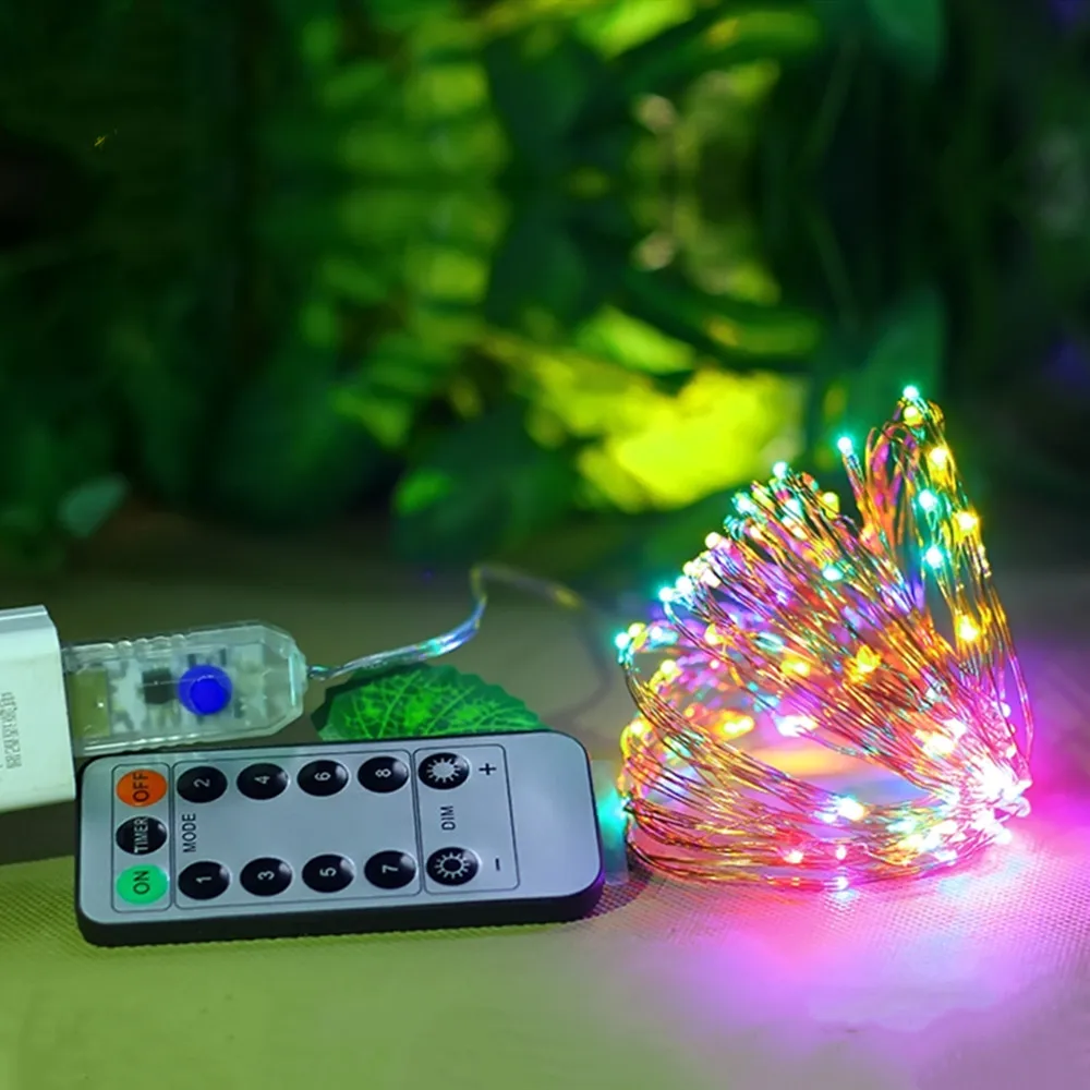 СВЕТОДИОДНАЯ Гирлянда YIYANG с питанием от USB медный провод материал