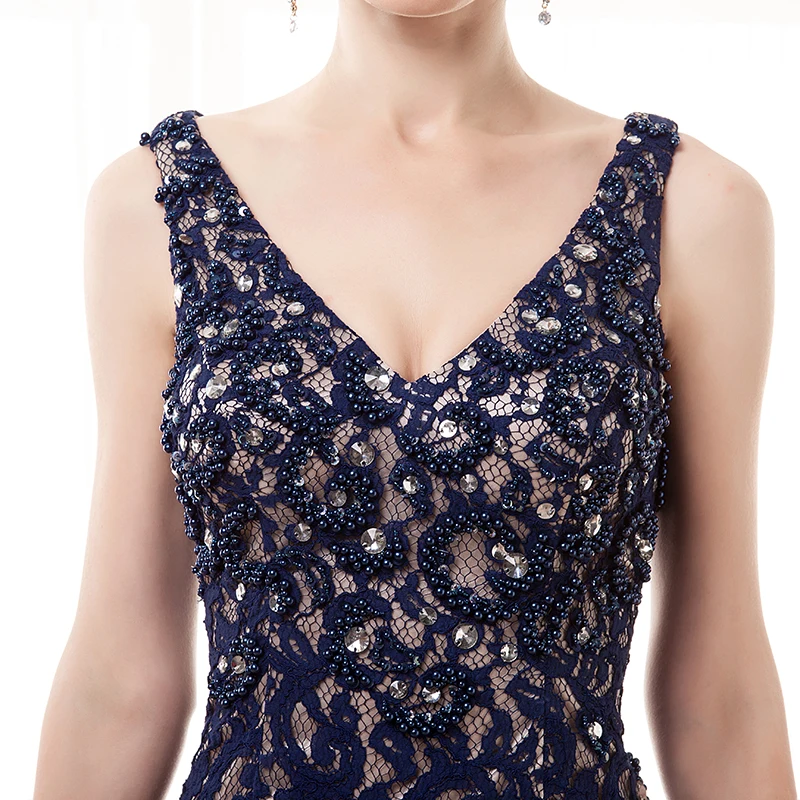 Forevergracedress 2017 Кружева коктейльное платье Sexy V Средства ухода за кожей шеи бисером