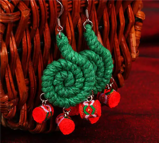 Новые оригинальные Этнические украшения висячие серьги ручной работы с улиткой