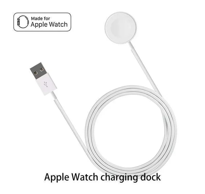 Беспроводной быстро Зарядное устройство для наручных часов Apple Watch зарядка через usb для Watch Series 2/3/4 магнитные часы Зарядное устройство 38 мм и 42 мм Смарт-часы