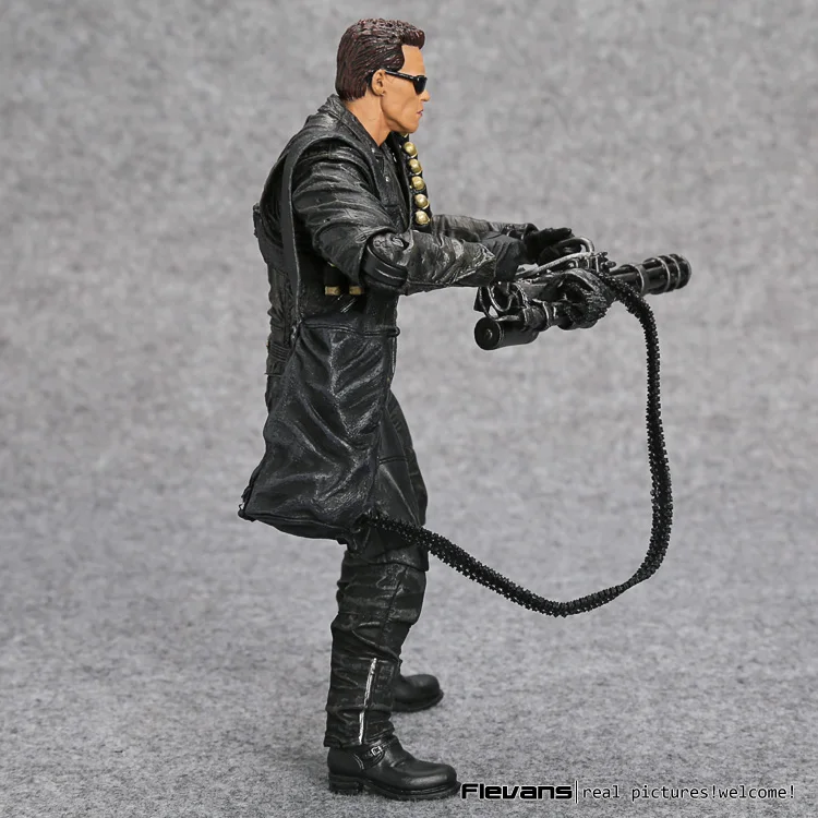NECA Терминатор 2: Судный День T-800 Шварценеггер ПВХ фигурка Коллекционная модель