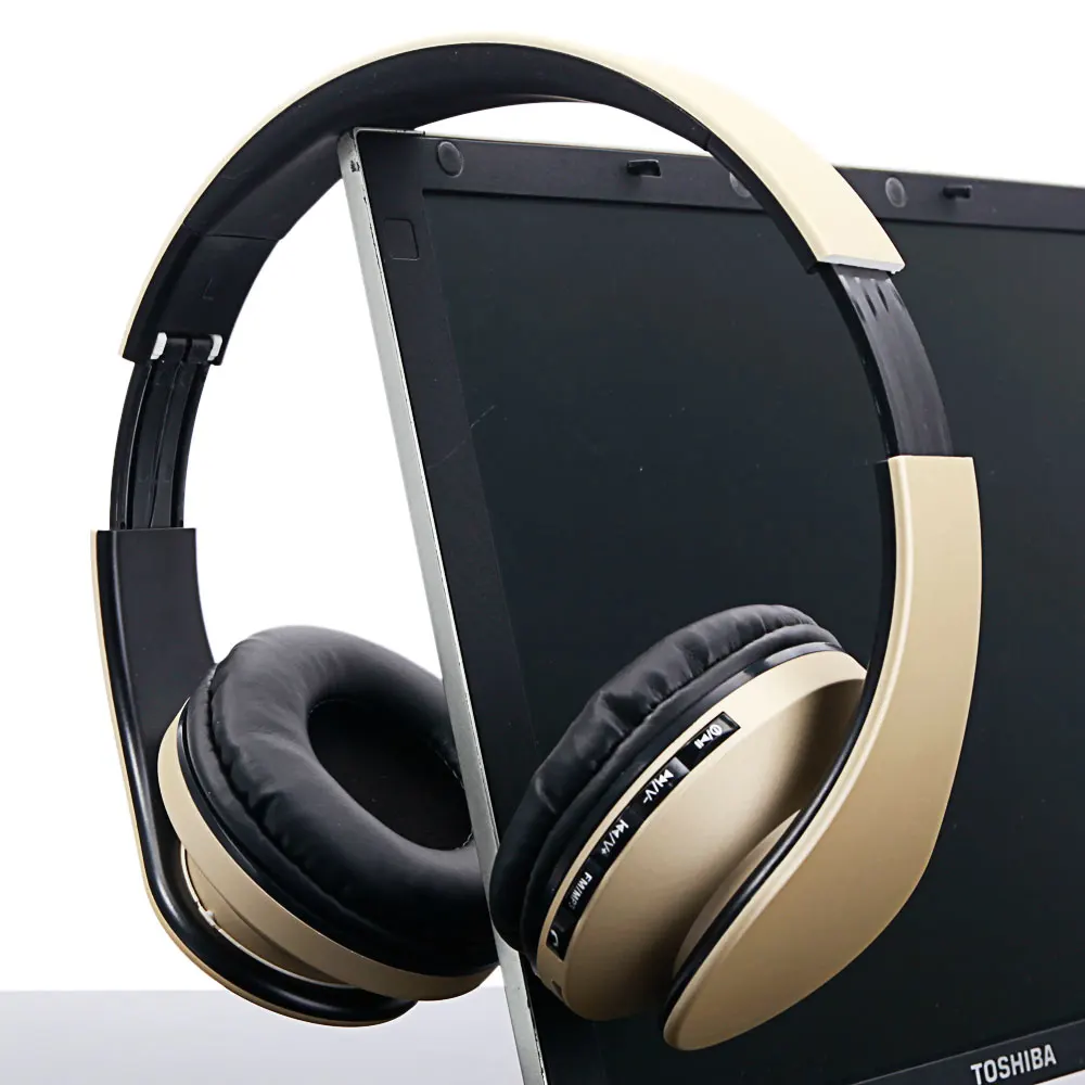

SOONHUA HY-811 Foldable FM Stereo Headphone MP3 Player Headphones Wireless Bluetooth Headset With 3-hour of talking time