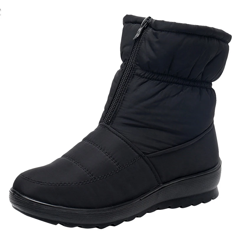 2019 New Snow Boots Women Winter Shoes Waterproof Short Ladies Non-slip Warm Plush Ankle Size 41 | Обувь