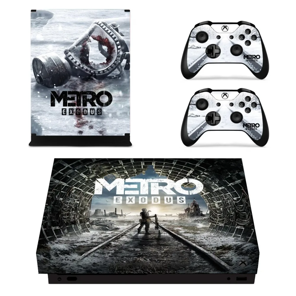 Игра Metro Exodus кожи Стикеры наклейка для Microsoft Xbox One X Slim консоли и контроллер