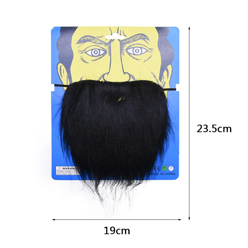 Halloween Decoration Mustache Cosplay Fake Moustache Beard For Kids Adults Creative Funny Costume Pirate Party Photo Props images - 6