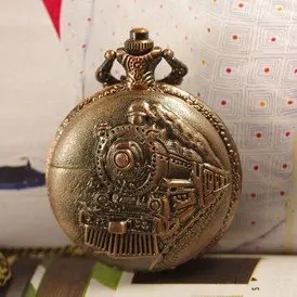 Человек мужские викторианский стиль бронзовый паровоз глава кварцевый